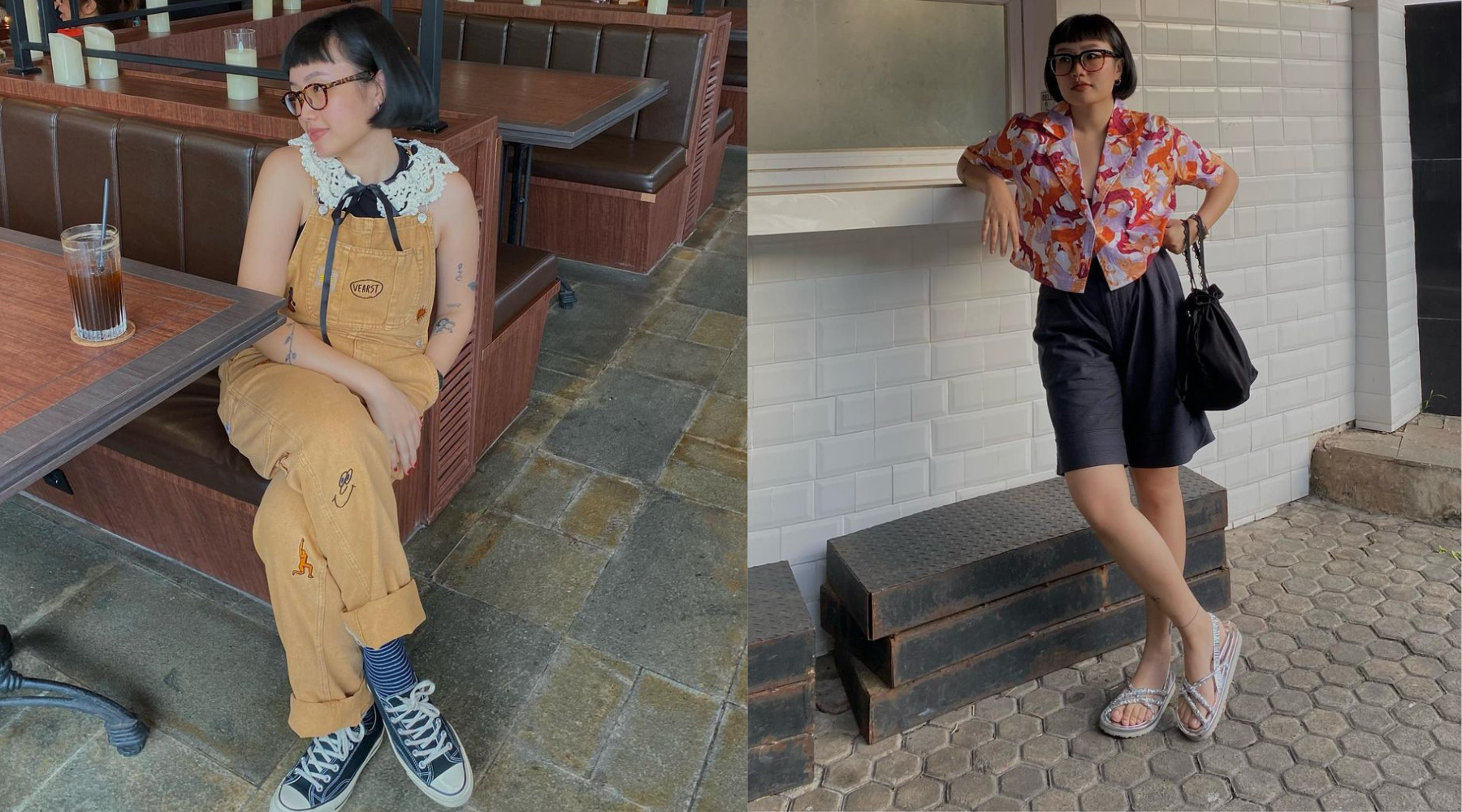 4 Referensi Ootd Paling Chic dengan Kacamata Motif Tortoise