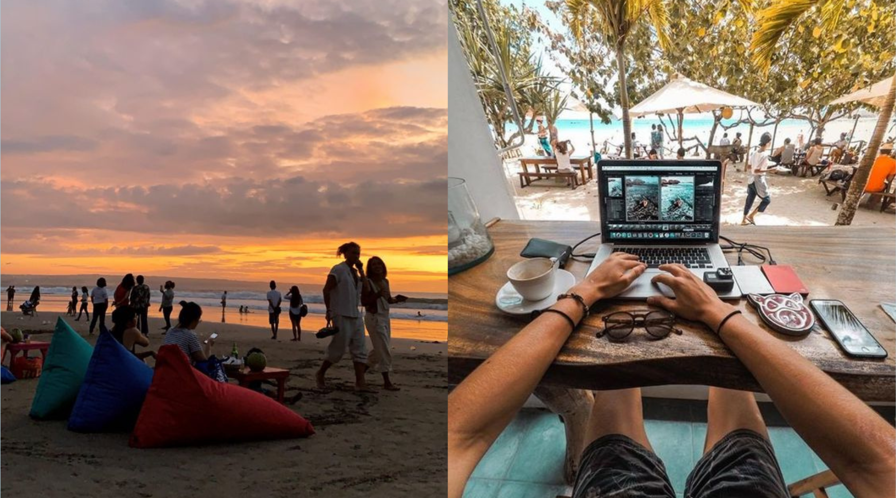 Tips on traveling, cafe outdoor, coffe shop bali